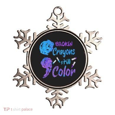 Cool Broken Crayons Still Color Suicide Prevention Awareness Ornament