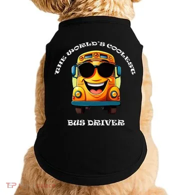 Coolest Bus Driver Doggie Tank