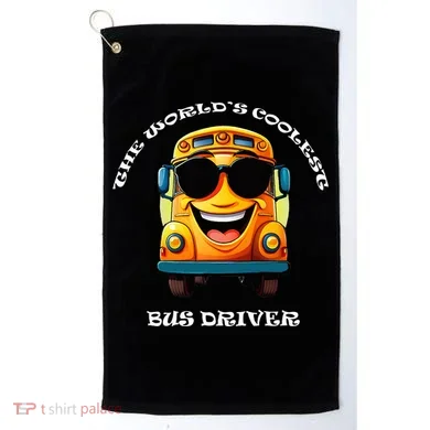 Coolest Bus Driver Golf Towel