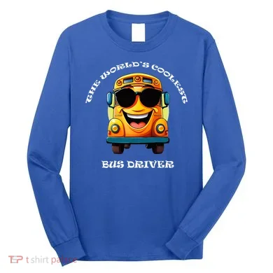 Coolest Bus Driver Long Sleeve Shirt
