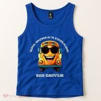 Coolest Bus Driver Tank Top thumb 2