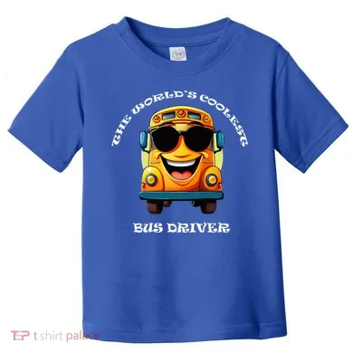 Coolest Bus Driver Toddler T-Shirt