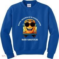 Coolest Bus Driver Kids Sweatshirt thumb 0