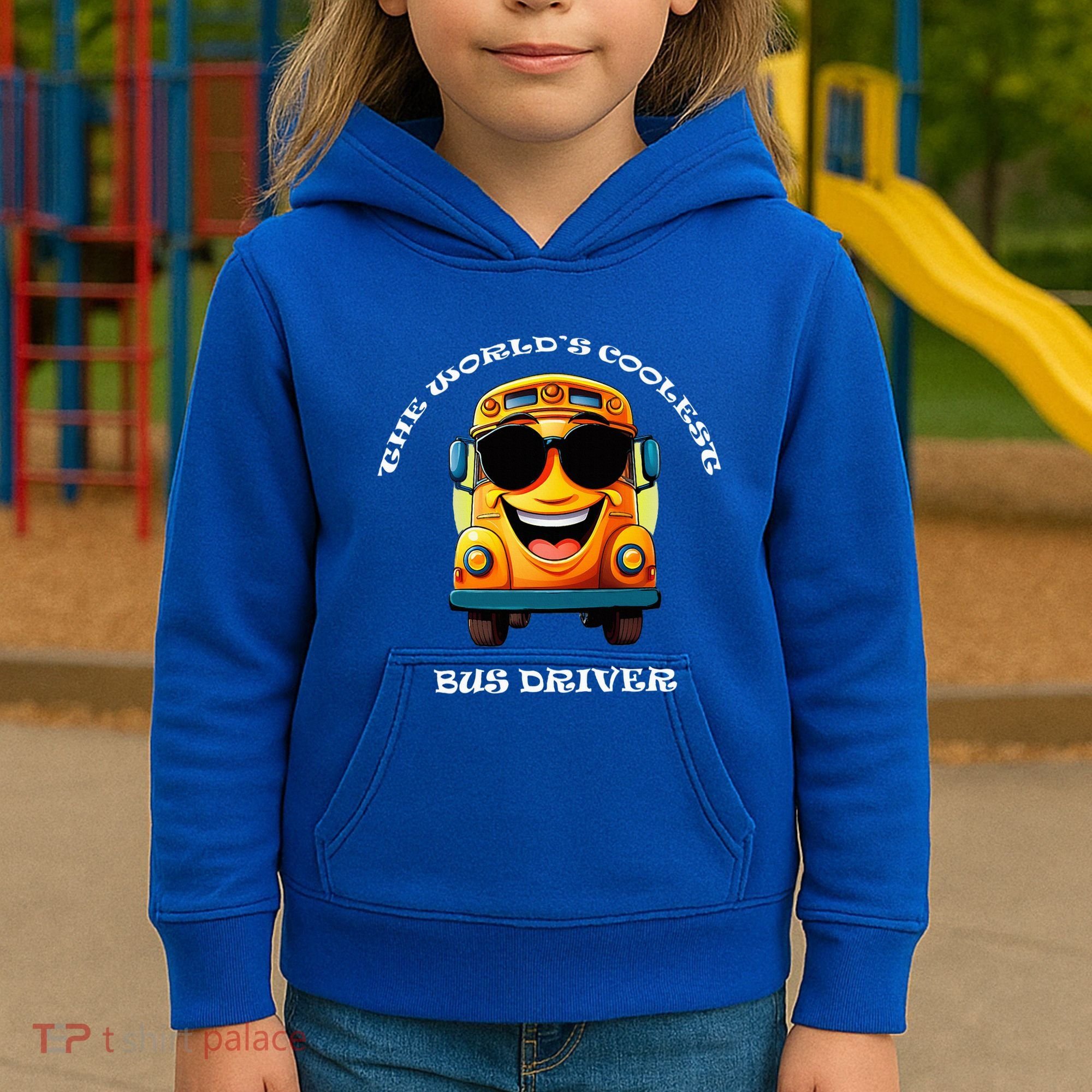 Coolest Bus Driver Kids Hoodie
