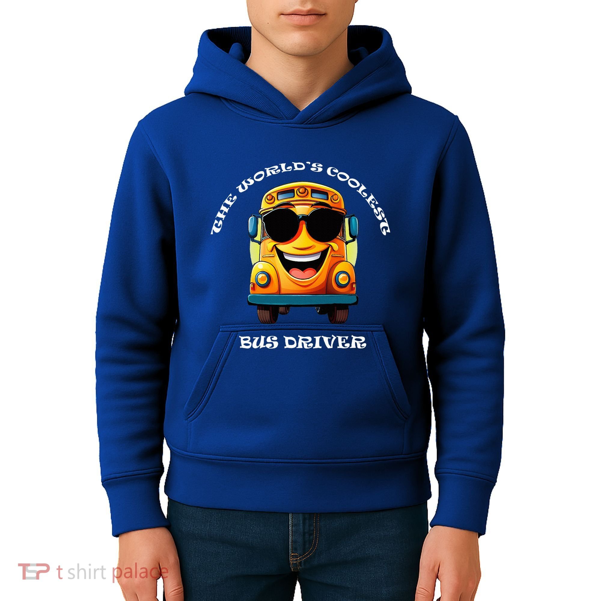 Coolest Bus Driver Kids Hoodie