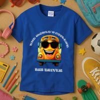Coolest Bus Driver Kids T-Shirt thumb 3