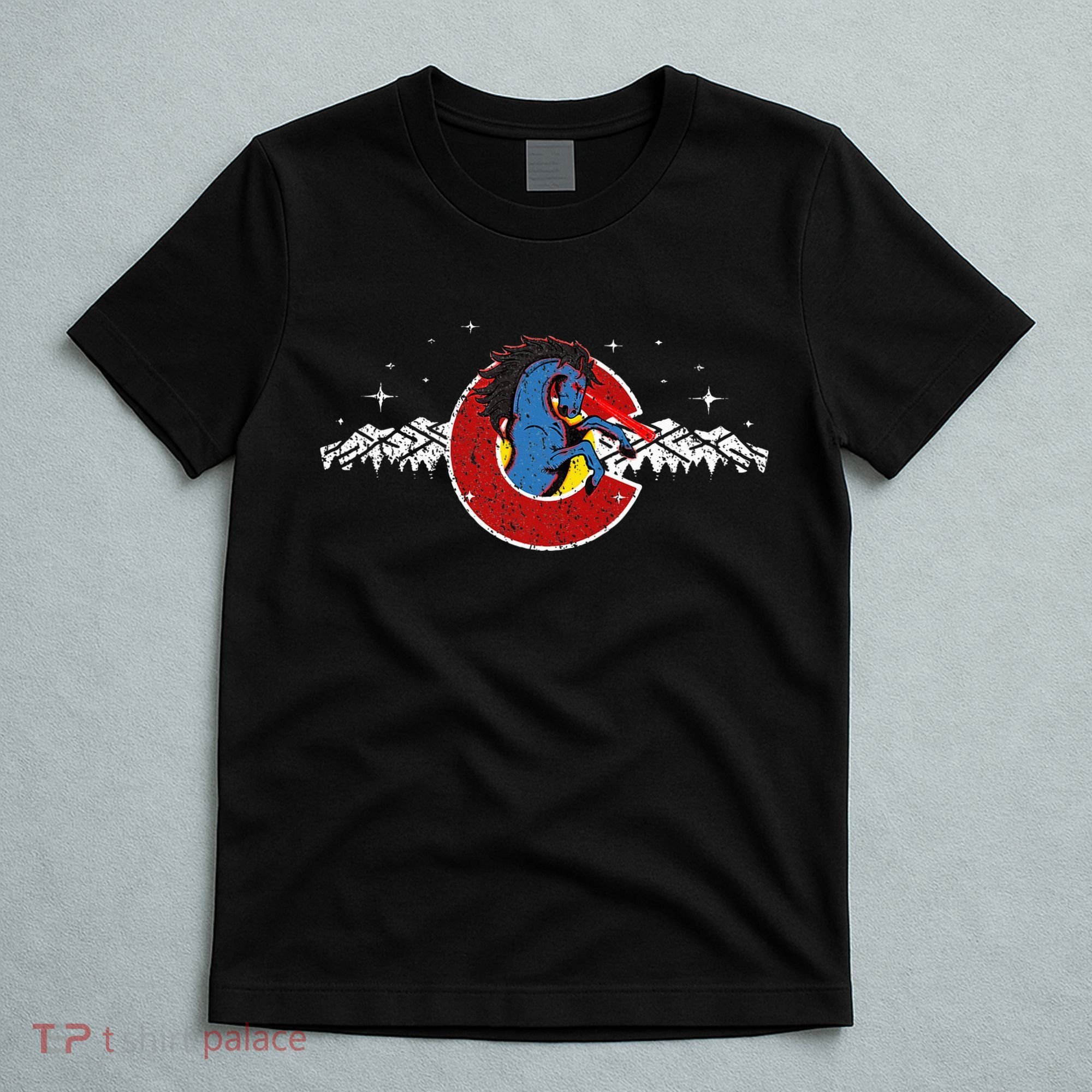 Colorado Blucifer Demon Horse T-Shirt