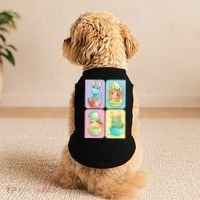 Cute Baby Dinosaurs Easter Eggs Doggie Tank thumb 2