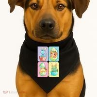 Cute Baby Dinosaurs Easter Eggs USA-Made Doggie Bandana thumb 1