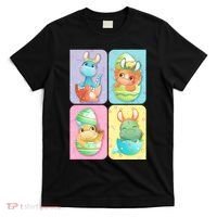 Cute Baby Dinosaurs Easter Eggs T-Shirt thumb 0