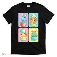 Cute Baby Dinosaurs Easter Eggs T-Shirt thumb 0