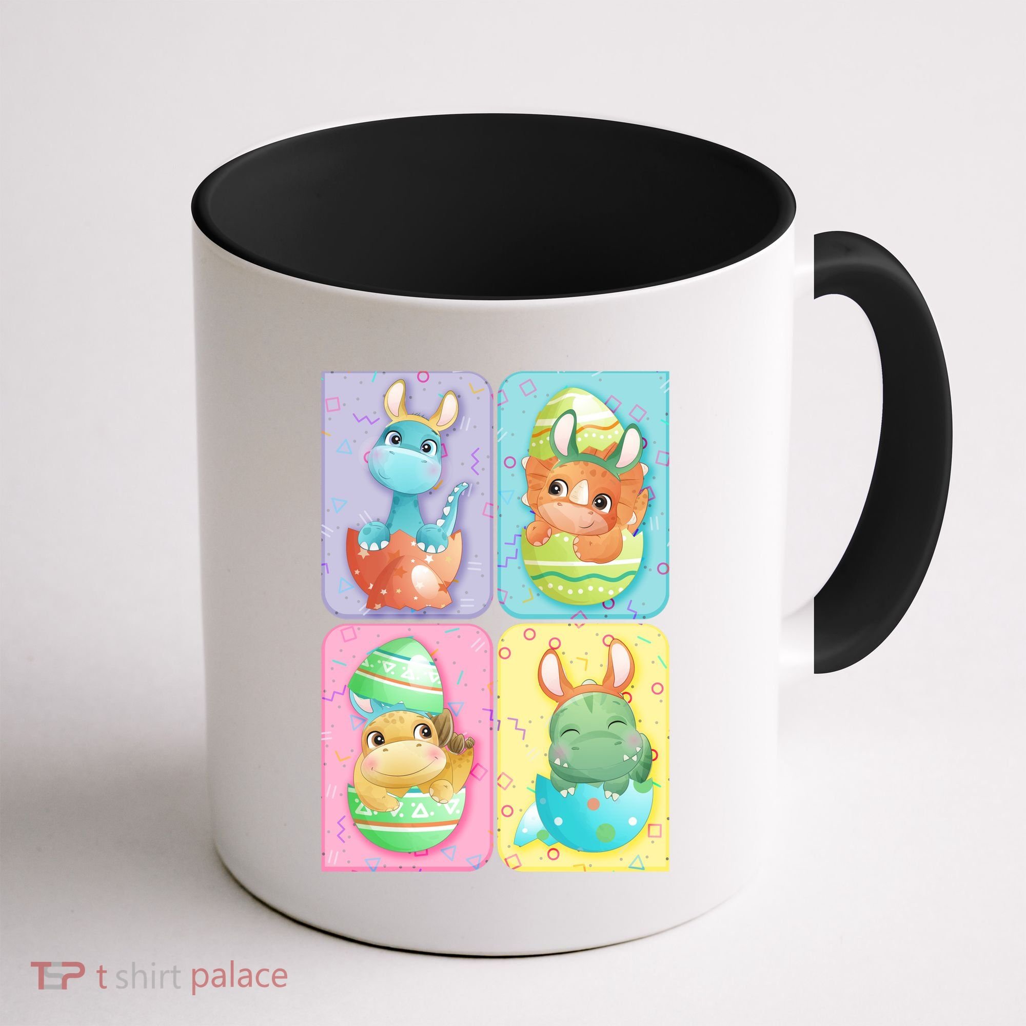 Cute Baby Dinosaurs Easter Eggs Coffee Mug