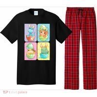 Cute Baby Dinosaurs Easter Eggs Pajama Set thumb 0