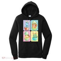 Cute Baby Dinosaurs Easter Eggs Women's Hoodie thumb 0