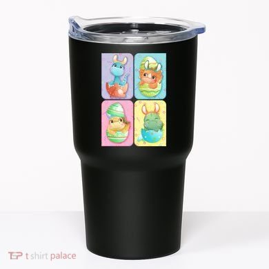 Cute Baby Dinosaurs Easter Eggs Tumbler