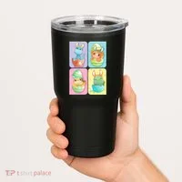 Cute Baby Dinosaurs Easter Eggs Tumbler thumb 2
