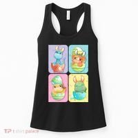 Cute Baby Dinosaurs Easter Eggs Women's Tank Top thumb 0