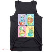 Cute Baby Dinosaurs Easter Eggs Tank Top thumb 0