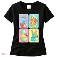 Cute Baby Dinosaurs Easter Eggs Women's T-Shirt thumb 0
