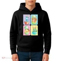 Cute Baby Dinosaurs Easter Eggs Kids Hoodie thumb 4