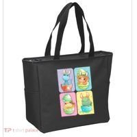 Cute Baby Dinosaurs Easter Eggs Tote Bag thumb 2