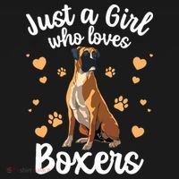 Cool Boxer Dog For Girl Women Dog Trainer Boxer Lovers Ornament thumb 1