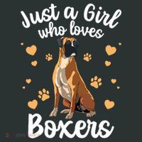 Cool Boxer Dog For Girl Women Dog Trainer Boxer Lovers Long Sleeve Shirt thumb 2