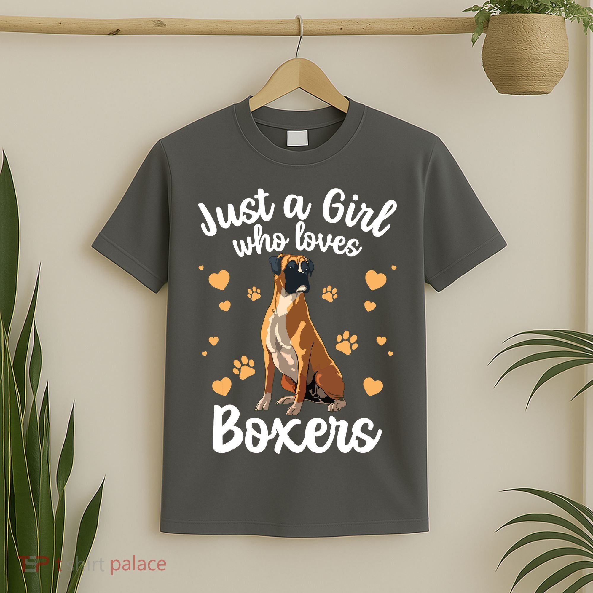 Cool Boxer Dog For Girl Women Dog Trainer Boxer Lovers T-Shirt
