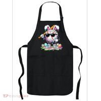 Cool Baseball Drip Bunny Rabbit Easter Apron thumb 0