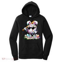 Cool Baseball Drip Bunny Rabbit Easter Women's Hoodie thumb 0