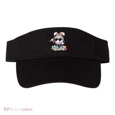 Cool Baseball Drip Bunny Rabbit Easter Visor