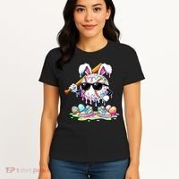 Cool Baseball Drip Bunny Rabbit Easter Women's T-Shirt thumb 4