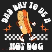 Checkered Bad Day To Be A Hot Dog 4th Of July Hat thumb 2