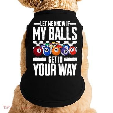 Cool Billiards Design Funny Billiard Pool Player Gift Doggie Tank