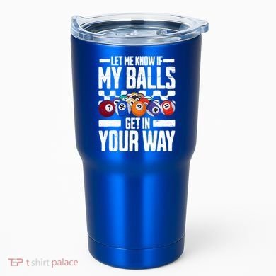 Cool Billiards Design Funny Billiard Pool Player Gift Tumbler