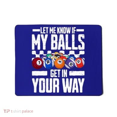 Cool Billiards Design Funny Billiard Pool Player Gift Mousepad