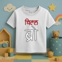 Chill Bro Desi Hindi Funny Bollywood Toddler T-Shirt thumb 3