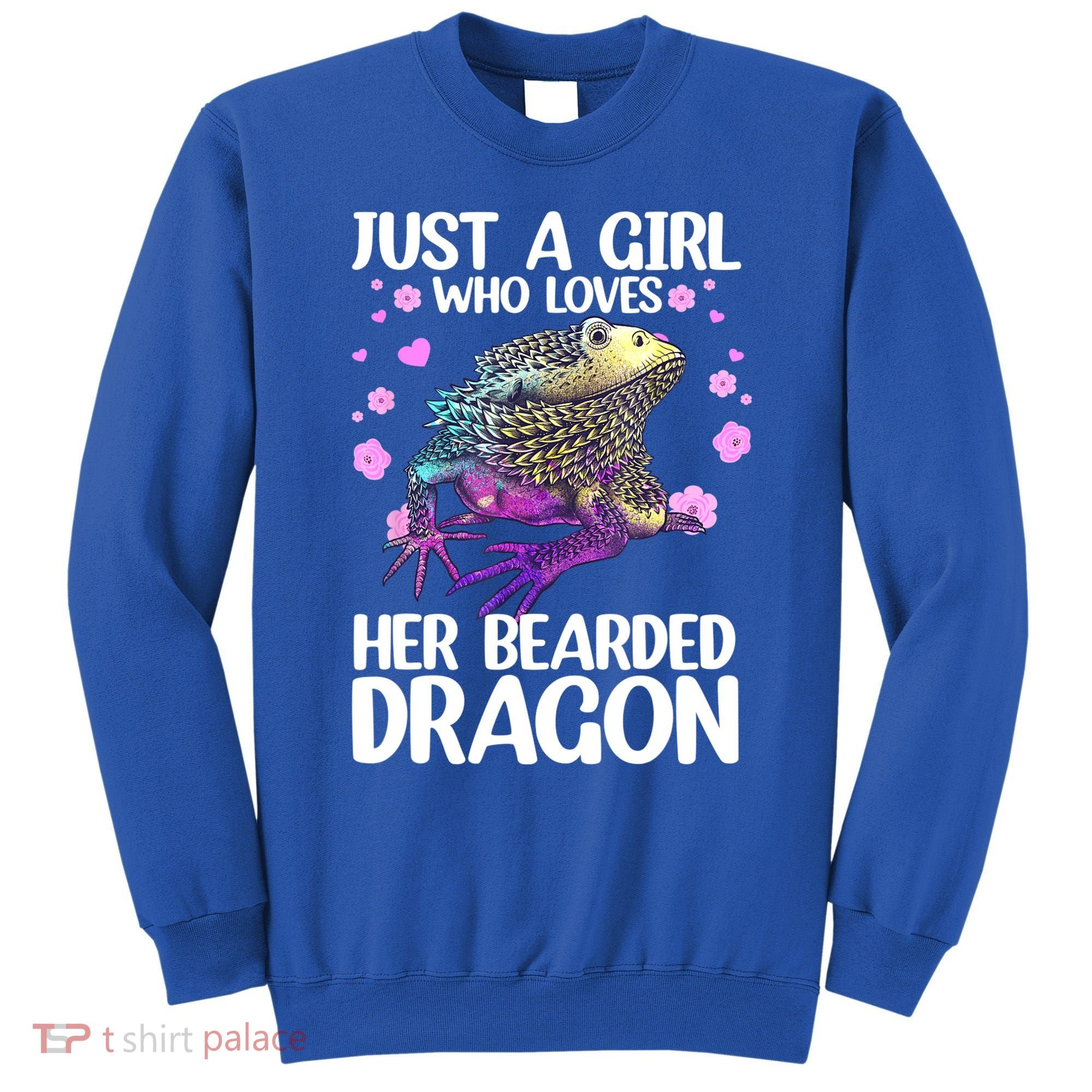 Cute Bearded Dragon For Women Girls Bearded Dragon Lovers Sweatshirt