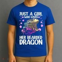 Cute Bearded Dragon For Women Girls Bearded Dragon Lovers T-Shirt thumb 3
