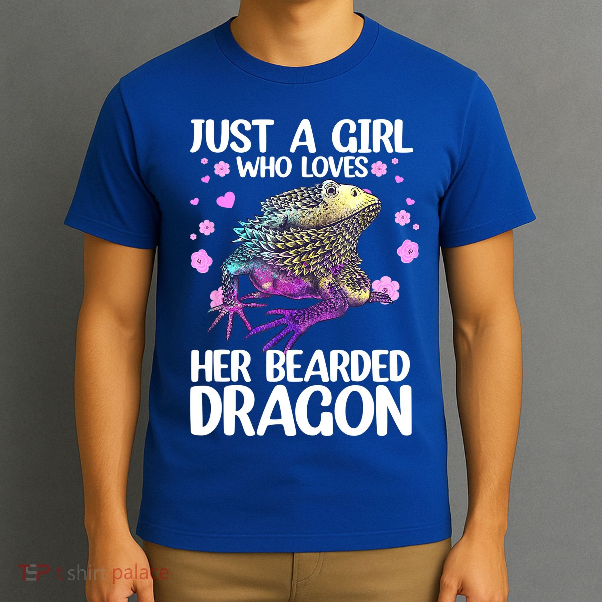 Cute Bearded Dragon For Women Girls Bearded Dragon Lovers T-Shirt