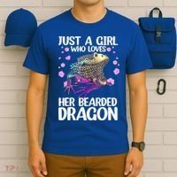 Cute Bearded Dragon For Women Girls Bearded Dragon Lovers T-Shirt thumb 6