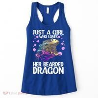 Cute Bearded Dragon For Women Girls Bearded Dragon Lovers Women's Tank Top thumb 0
