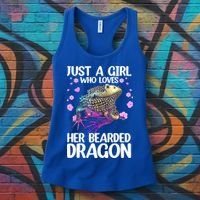 Cute Bearded Dragon For Women Girls Bearded Dragon Lovers Women's Tank Top thumb 3