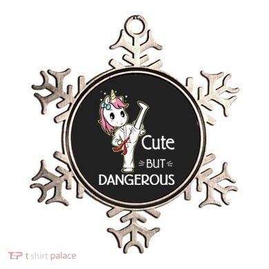 Cute But Dangerous Funny Karate Taekwondo Ornament
