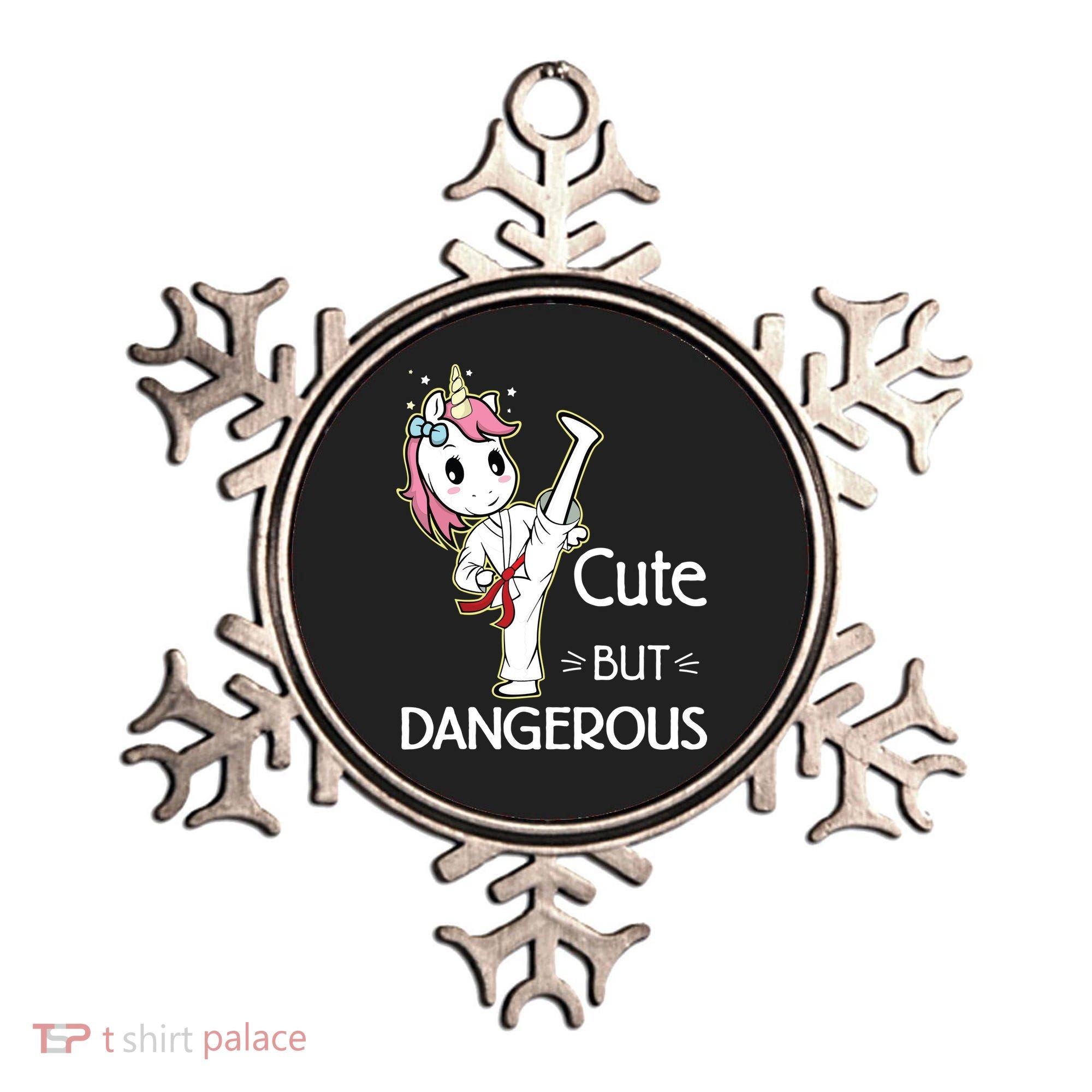 Cute But Dangerous Funny Karate Taekwondo Ornament