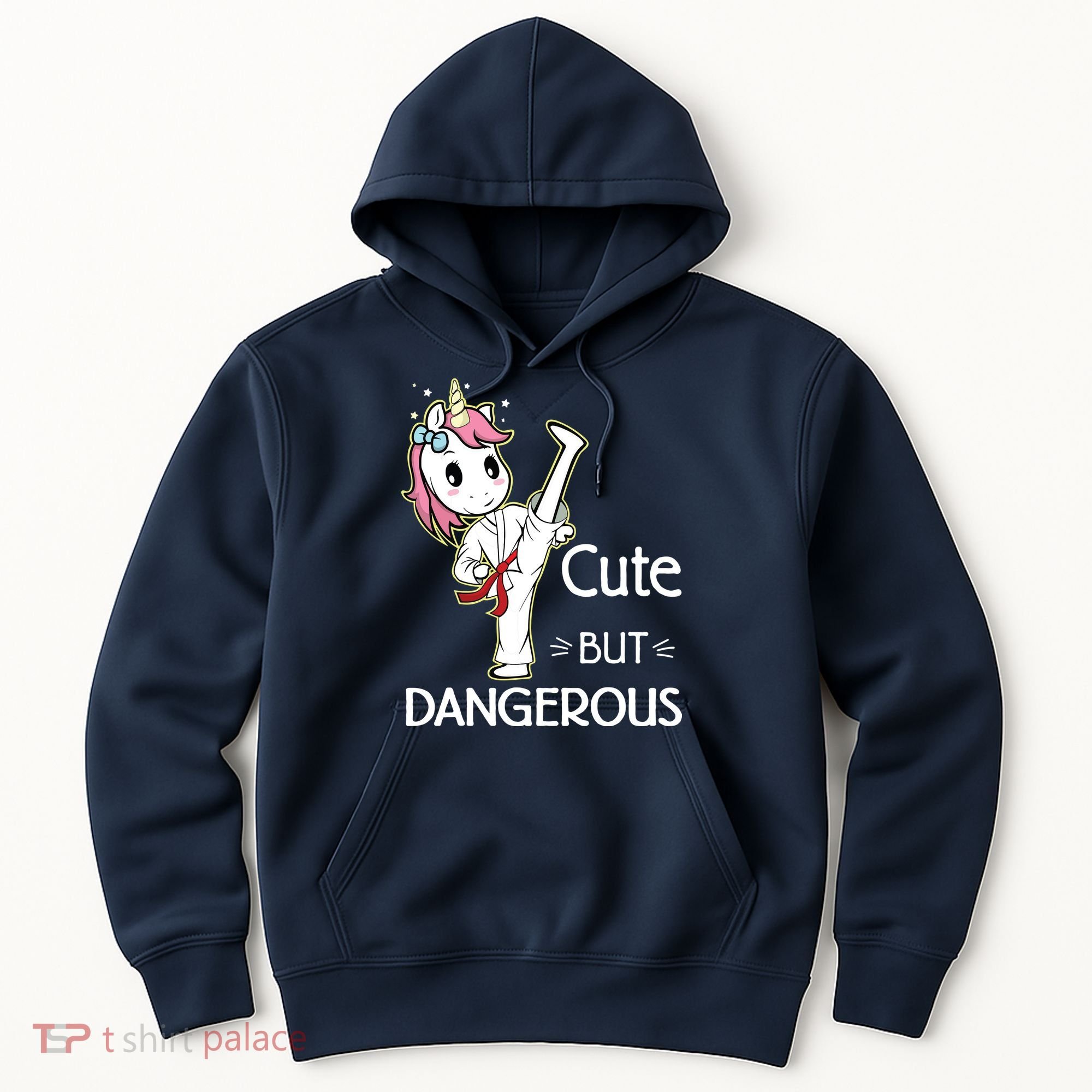 Cute But Dangerous Funny Karate Taekwondo Hoodie
