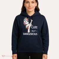 Cute But Dangerous Funny Karate Taekwondo Hoodie thumb 5