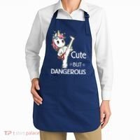 Cute But Dangerous Funny Karate Taekwondo Apron thumb 2