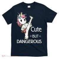 Cute But Dangerous Funny Karate Taekwondo T-Shirt thumb 0