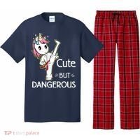 Cute But Dangerous Funny Karate Taekwondo Pajama Set thumb 0